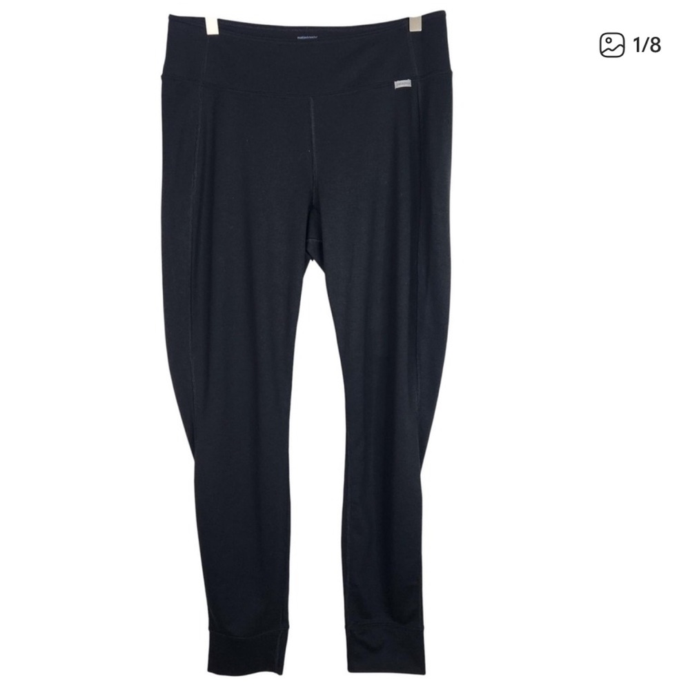 PATAGONIA Leggings Womens Large Black Capilene 3 Polartec Thermal Base Layer
